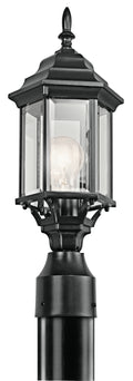 Chesapeake One Light Outdoor Post Mount in Black