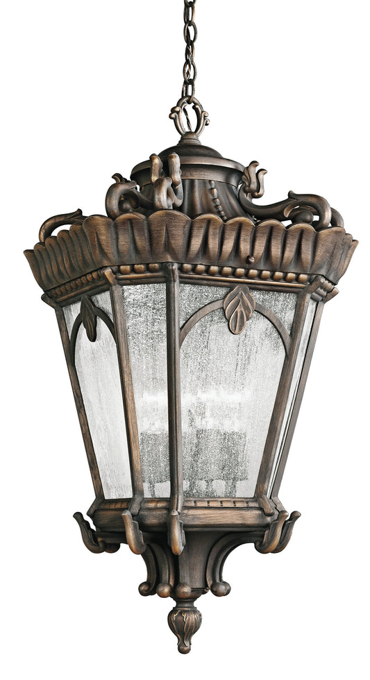 Tournai Four Light Outdoor Pendant in Londonderry