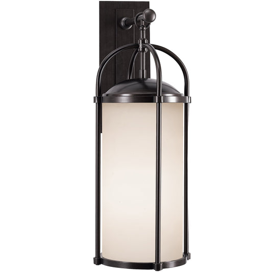 Dakota One Light Outdoor Wall Lantern in Espresso