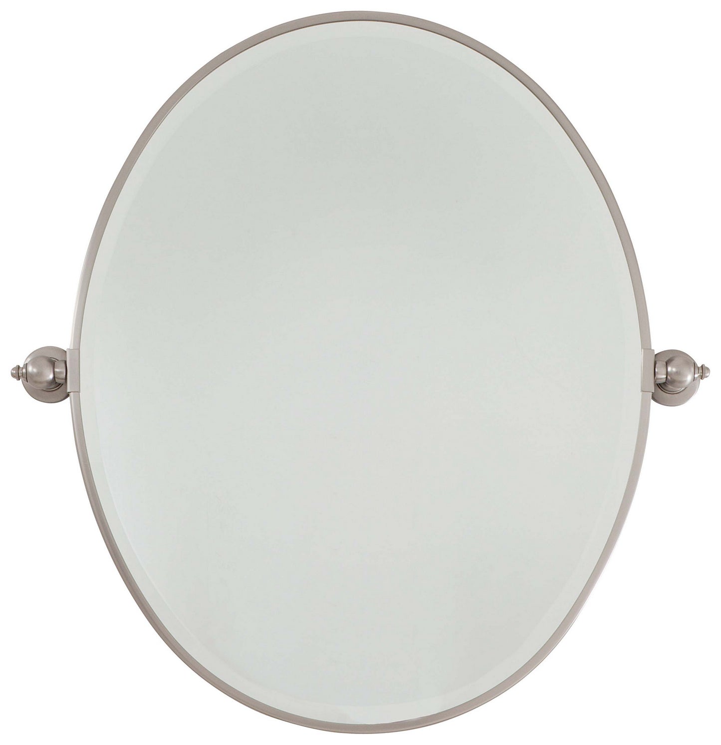 Pivoting Mirrors Mirror in Brushed Nickel