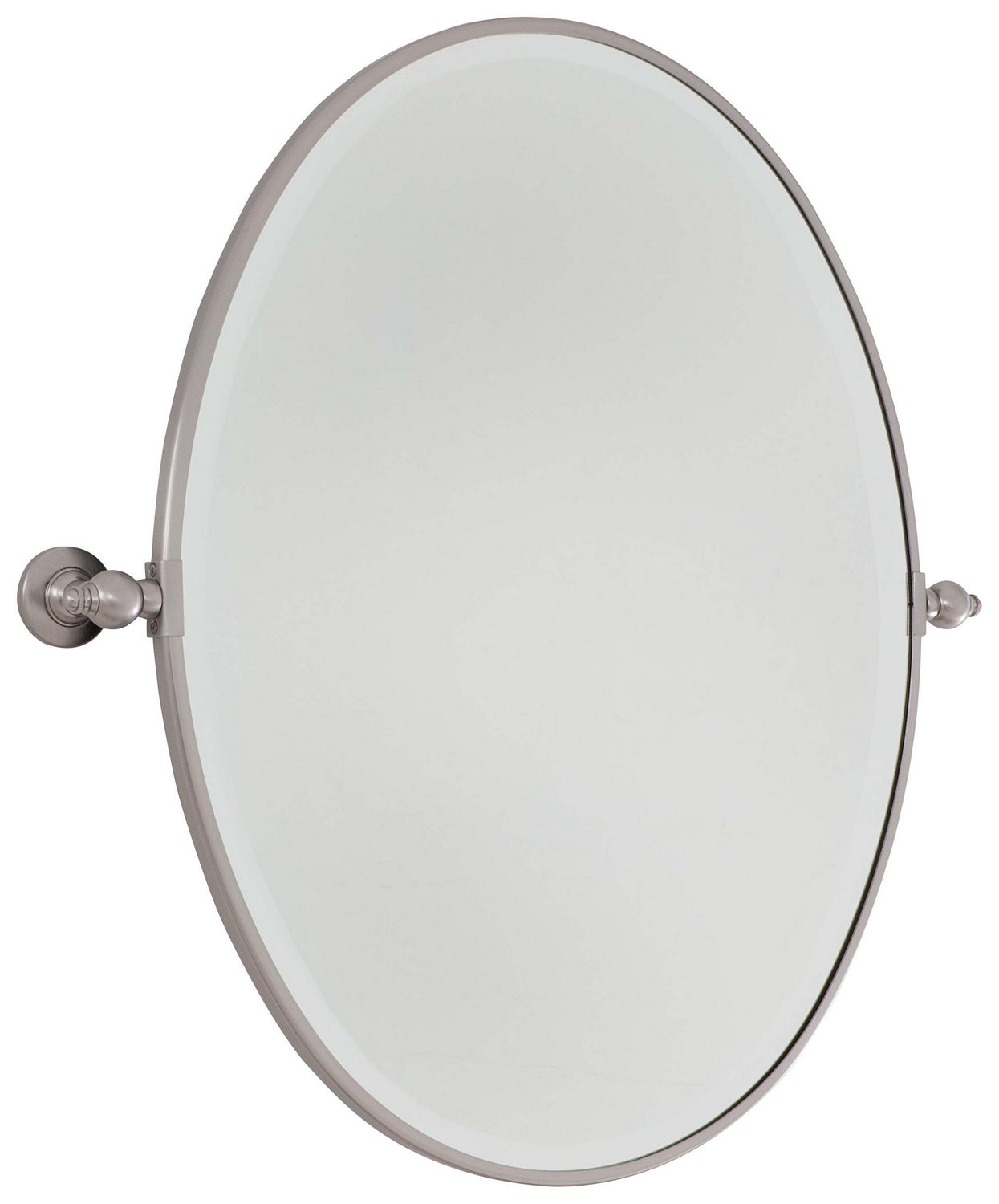 Pivoting Mirrors Mirror in Brushed Nickel