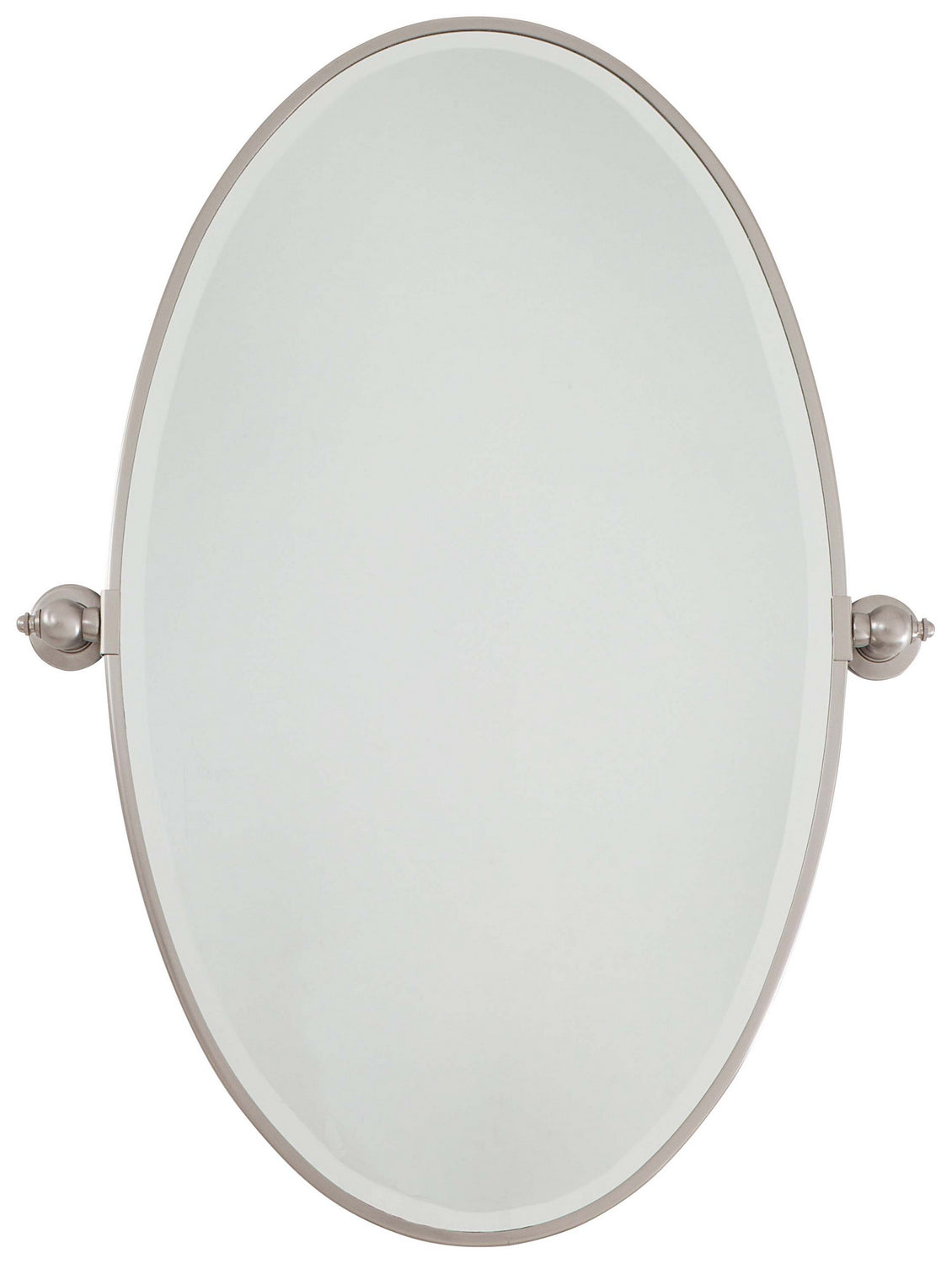 Pivoting Mirrors Mirror in Brushed Nickel