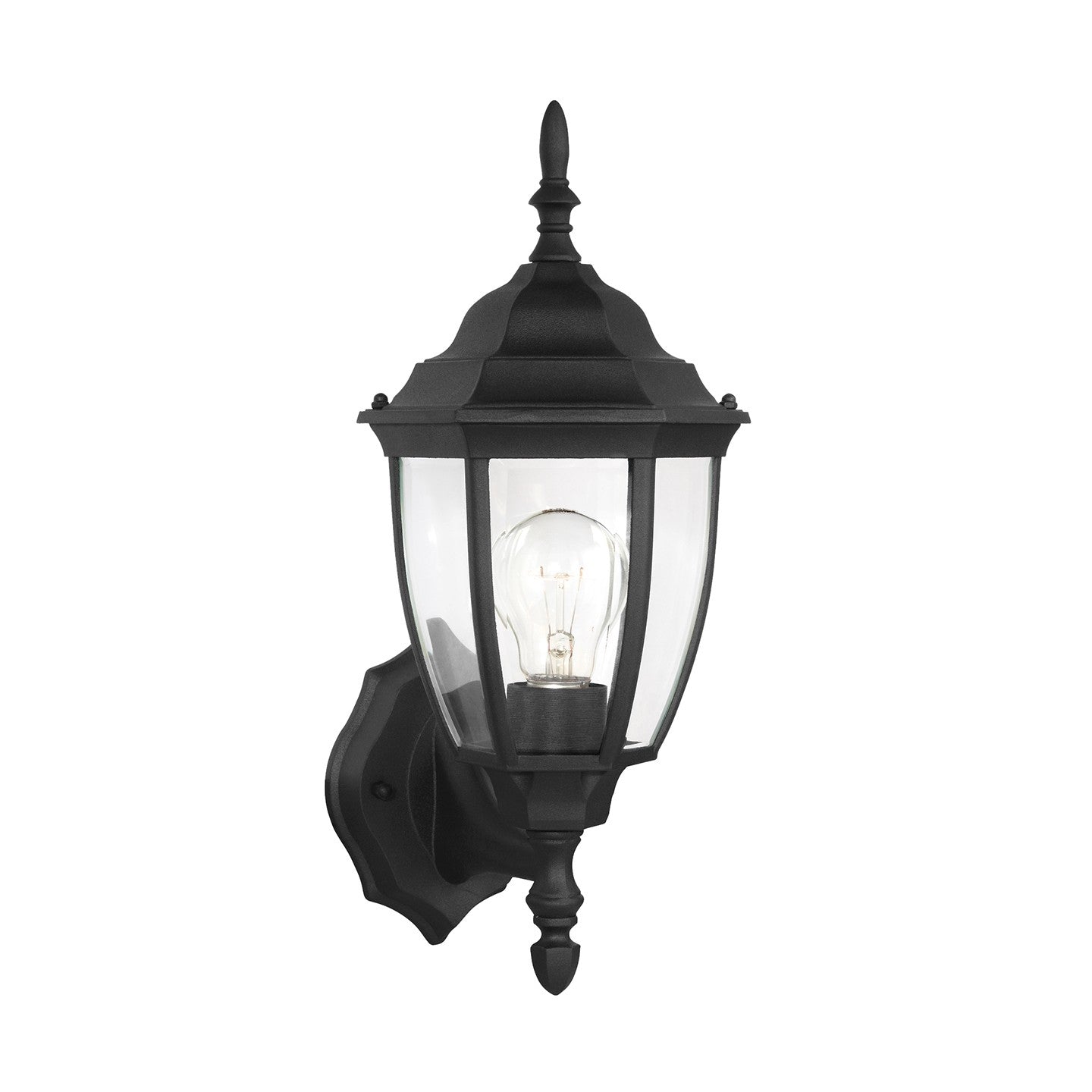 Bakersville One Light Outdoor Wall Lantern in Black