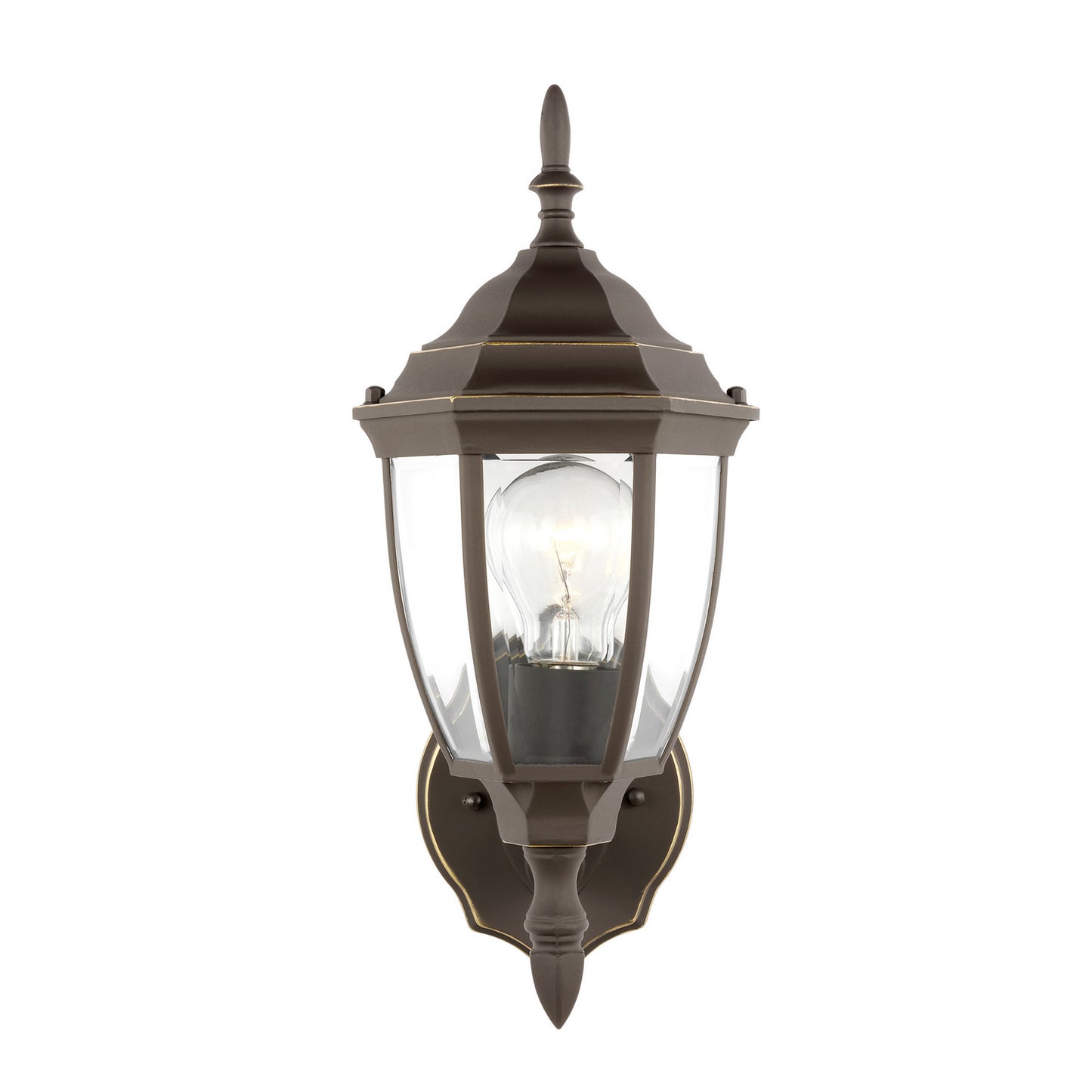 Bakersville One Light Outdoor Wall Lantern in Antique Bronze