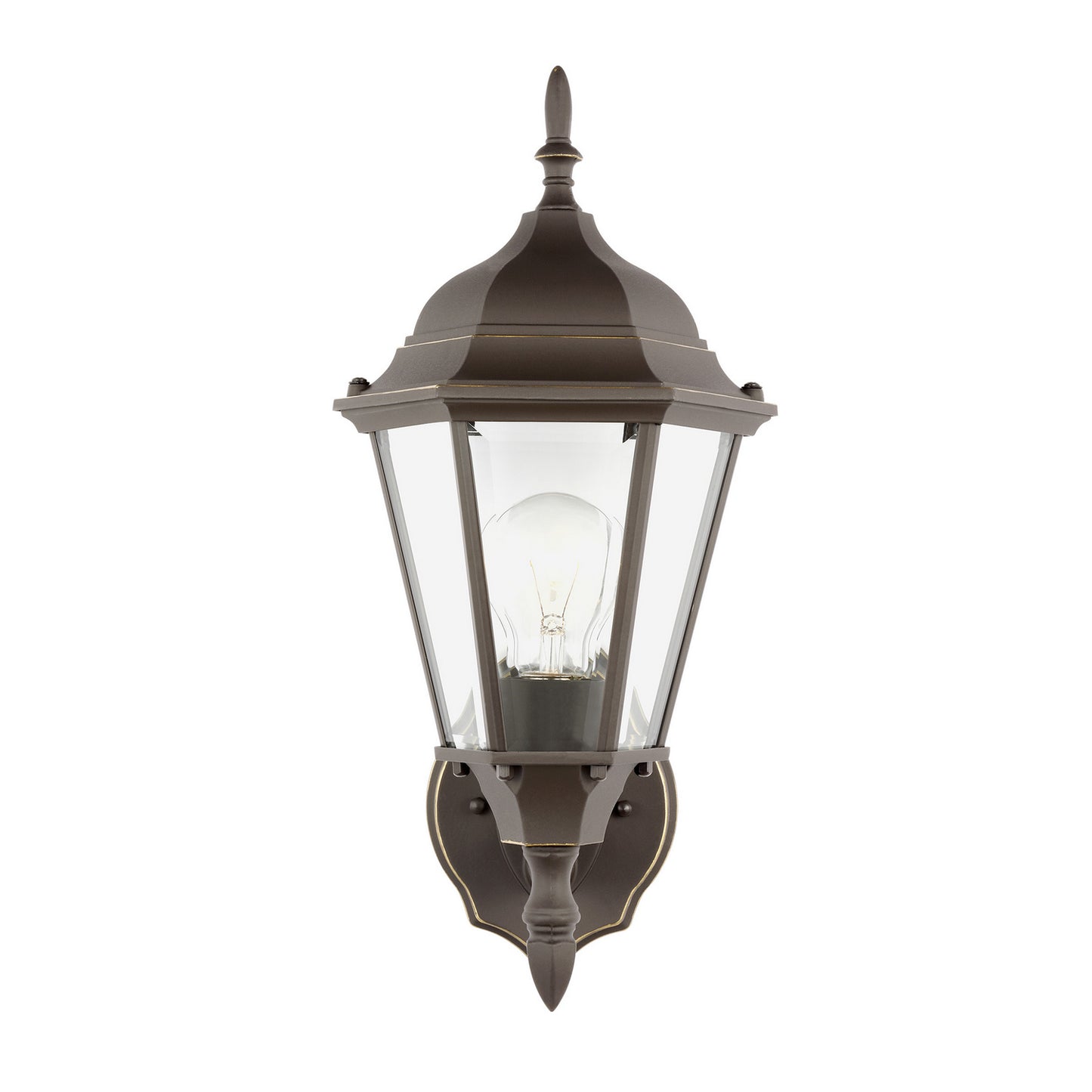 Bakersville One Light Outdoor Wall Lantern in Antique Bronze