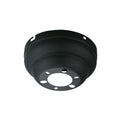 Universal Flush Mount Canopy in Matte Black
