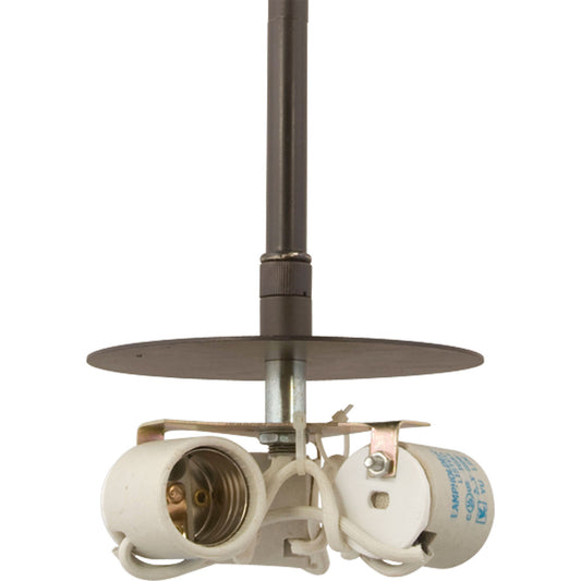 Markor Three Light Pendant in Antique Bronze
