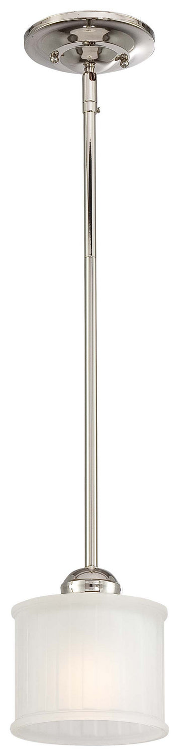 1730 Series One Light Mini Pendant in Polished Nickel