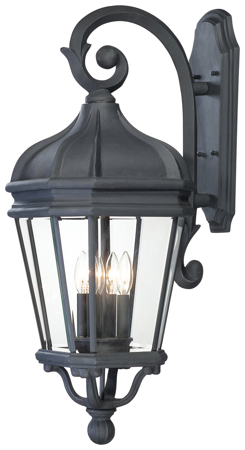 Harrison Four Light Wall Mount in Sand Coal
