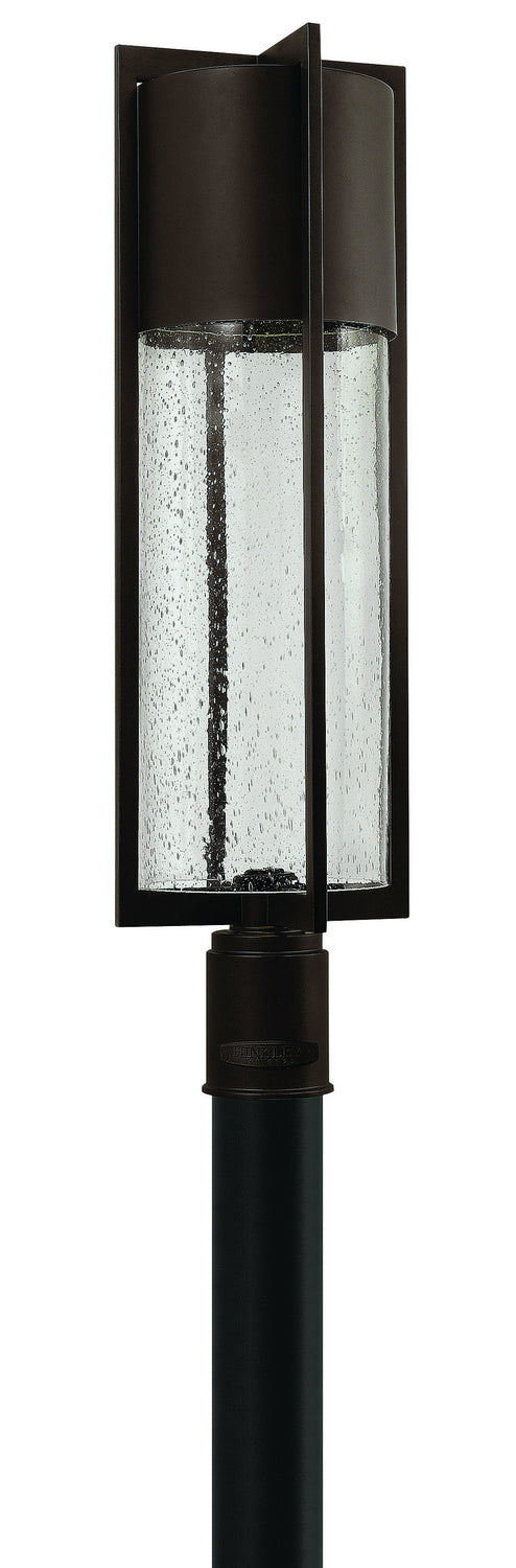 Shelter LED Post Top or Pier Mount Lantern in Buckeye Bronze