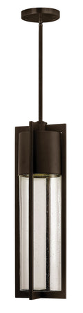 Shelter LED Hanging Lantern in Buckeye Bronze