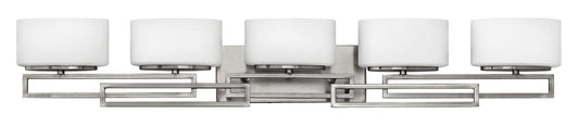 Lanza Five Light Vanity in Antique Nickel
