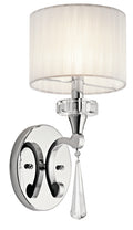 Parker Point One Light Wall Sconce in Chrome