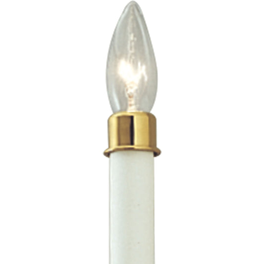 Progress Lighting - P8788-10 - Candle-Cap - Accesory Shade - Polished Brass