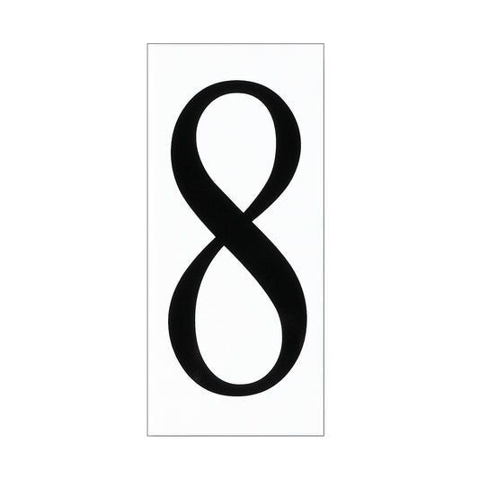 Generation Lighting - 90618-68 - Address Number Tile - Address Light - White Plastic