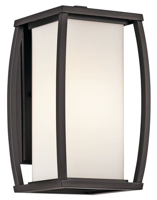 Bowen One Light Outdoor Wall Mount in Architectural Bronze