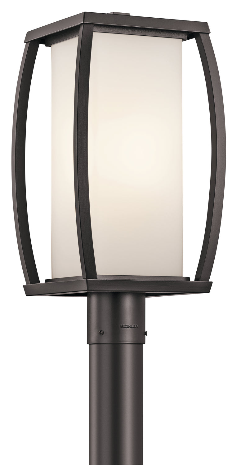 Bowen One Light Outdoor Post Mount in Architectural Bronze