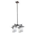 Caterham Four Light Outdoor Chandelier in Olde Bronze