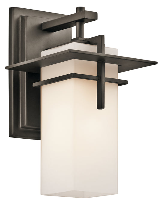 Caterham One Light Outdoor Wall Mount in Olde Bronze