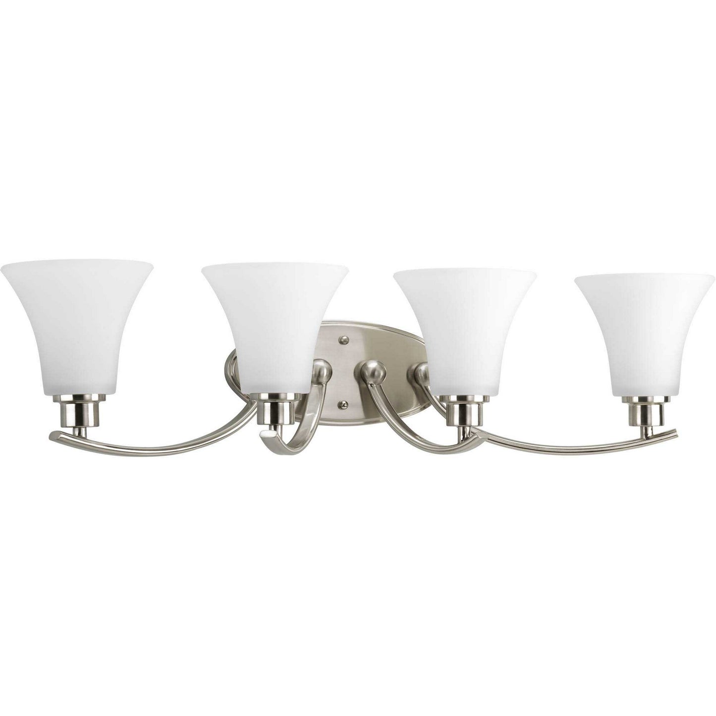 Progress Lighting - P2003-09 - Four Light Bath Bracket - Joy - Brushed Nickel