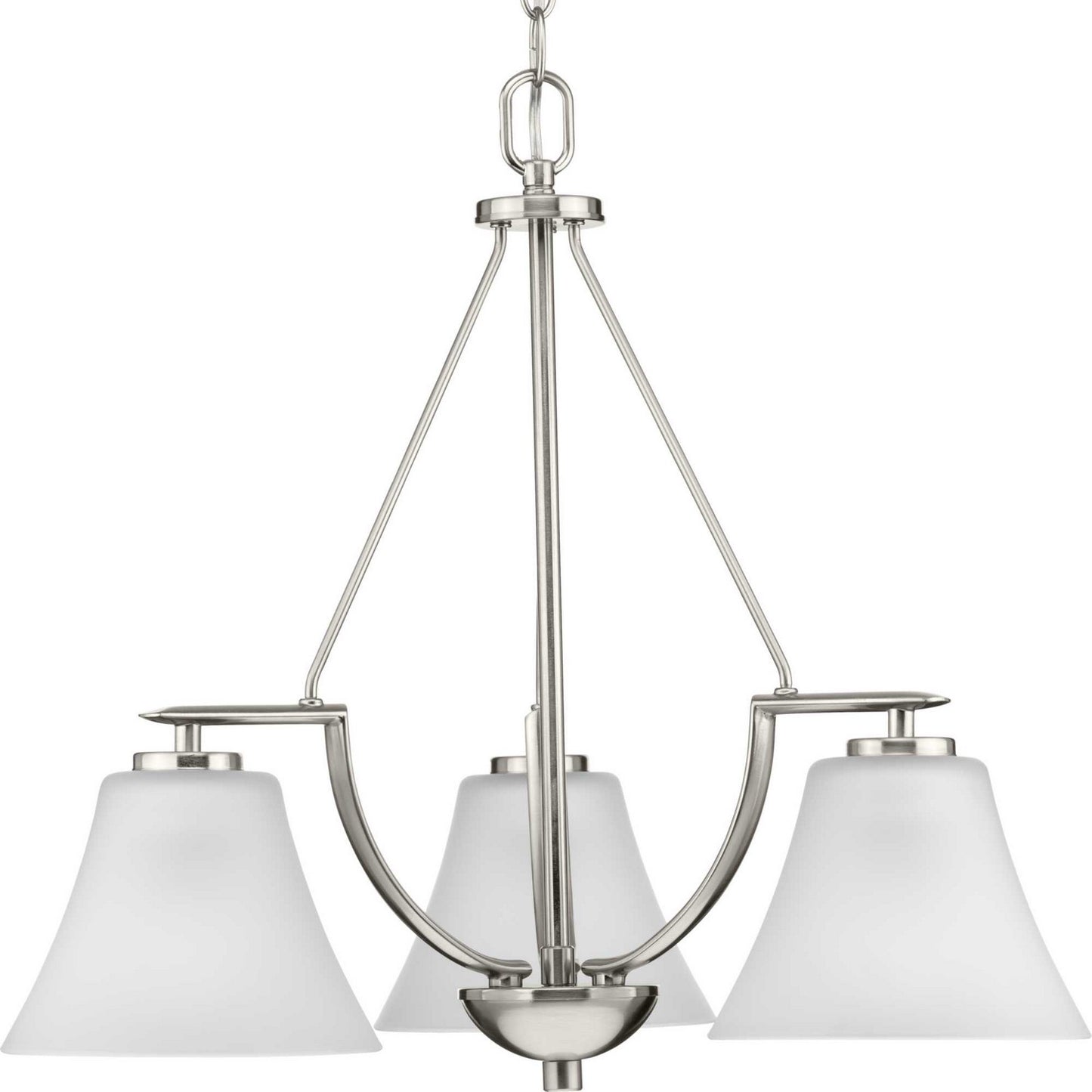 Progress Lighting - P4621-09 - Three Light Chandelier - Bravo - Brushed Nickel