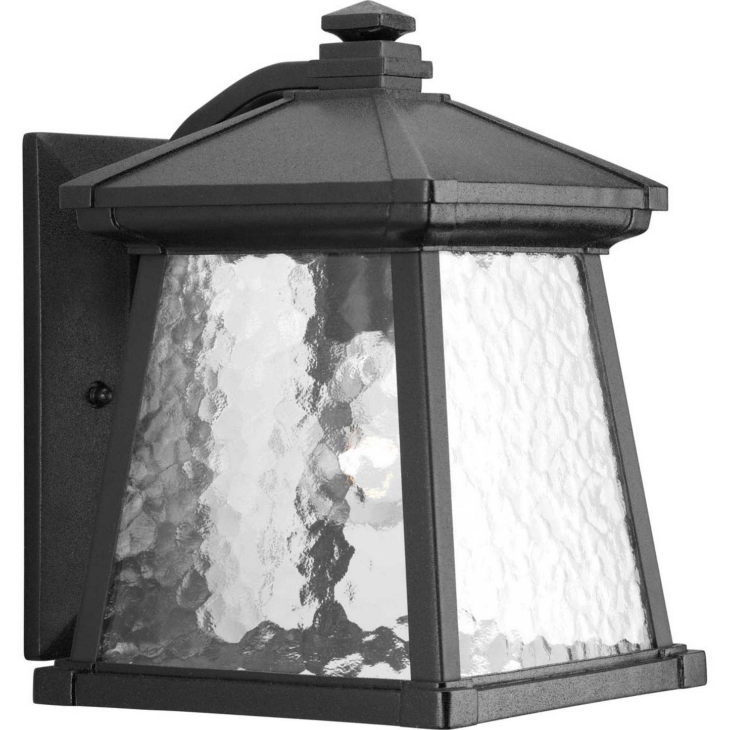 Mac One Light Wall Lantern in Black