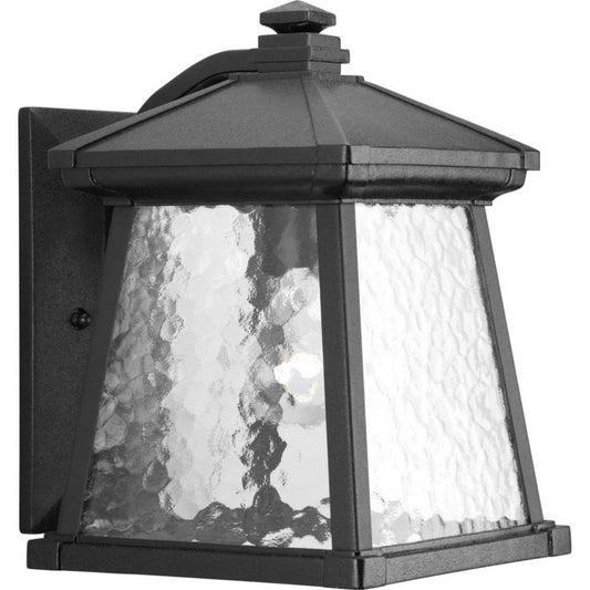 Mac One Light Wall Lantern in Black