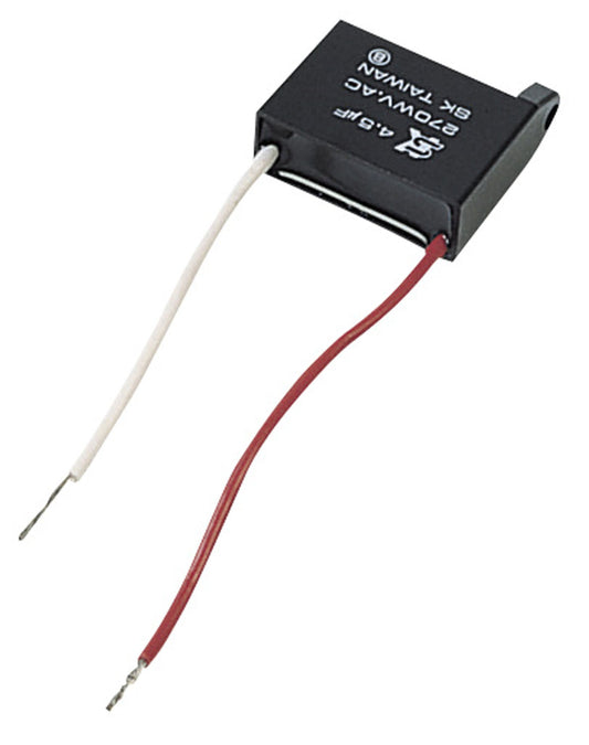 (4-Pack) Parts - Capacitor Single Capacitor in Black