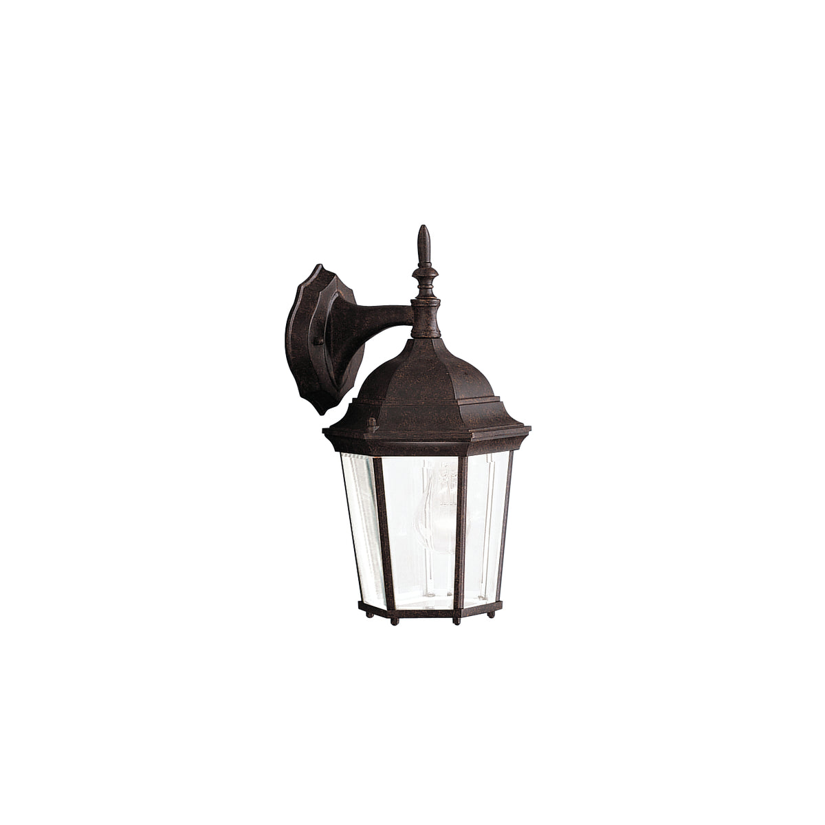 Madison One Light Outdoor Wall Mount in Tannery Bronze
