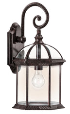 Barrie One Light Outdoor Wall Mount in Tannery Bronze