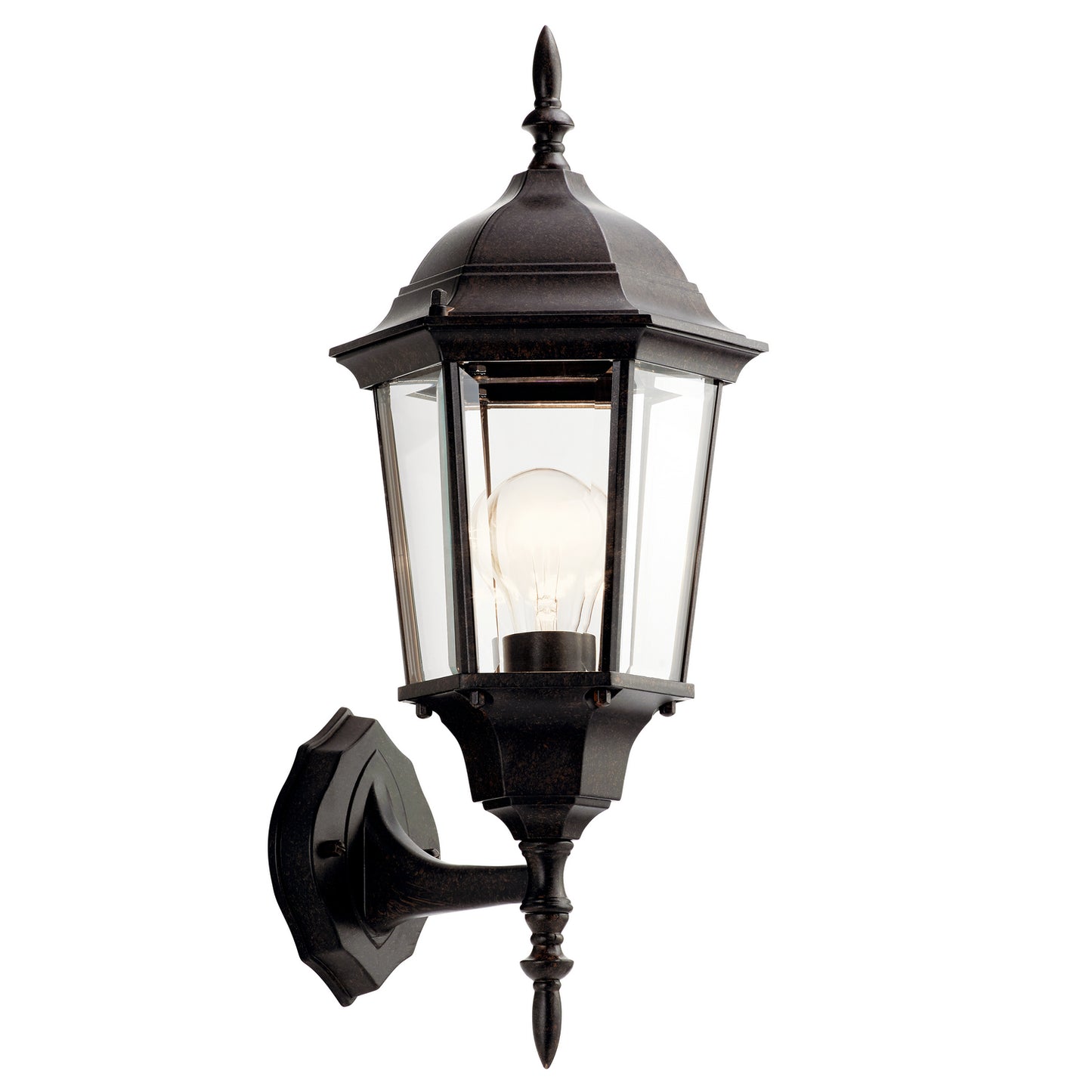 Madison One Light Outdoor Wall Mount in Tannery Bronze