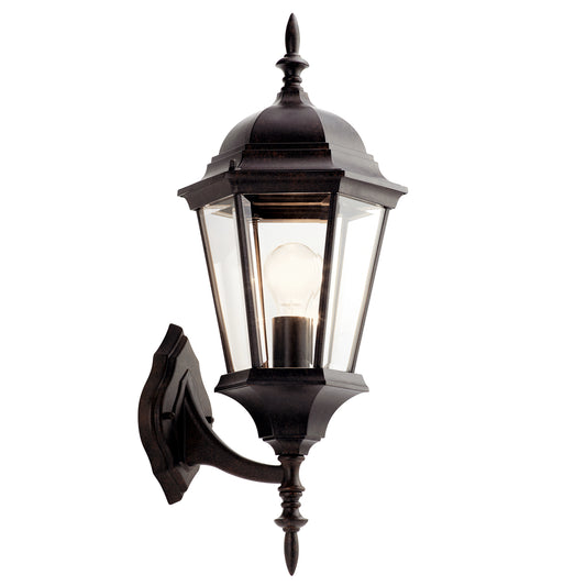 Madison One Light Outdoor Wall Mount in Tannery Bronze