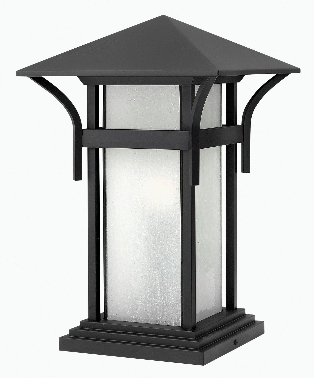 Harbor LED Pier Mount in Satin Black