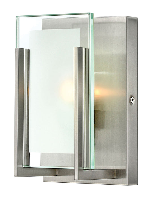 Latitude One Light Vanity in Brushed Nickel