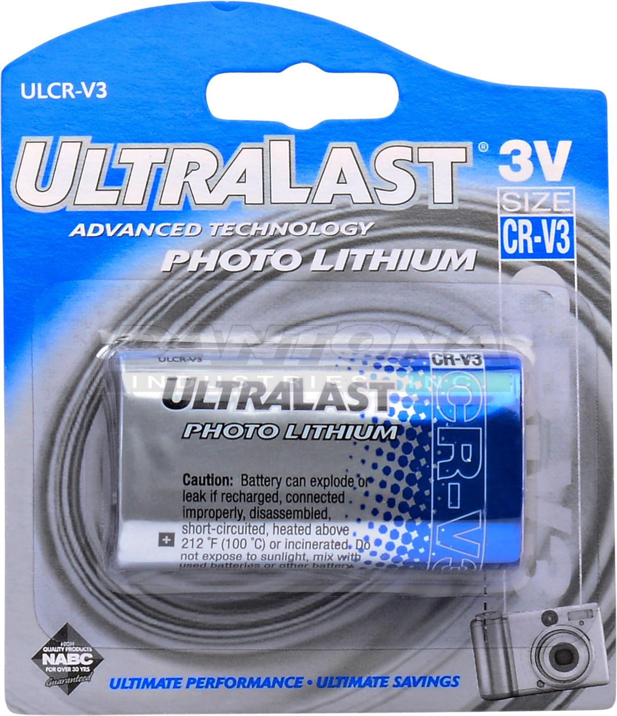 ULCRV3 Lith-48 3V 3000mAh CRV3 Lithium Photo