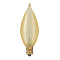 40W C11 SPUNLITE AMBER E12 130V