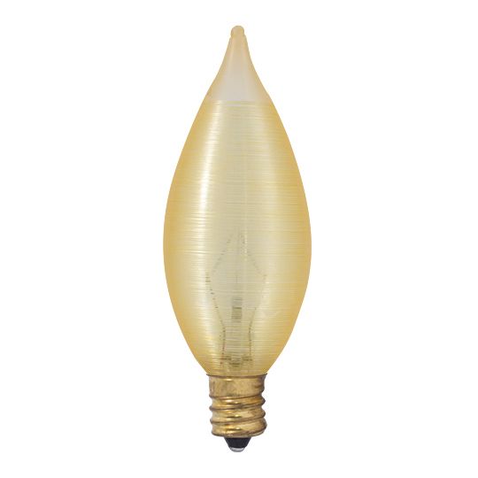 40W C11 SPUNLITE AMBER E12 130V