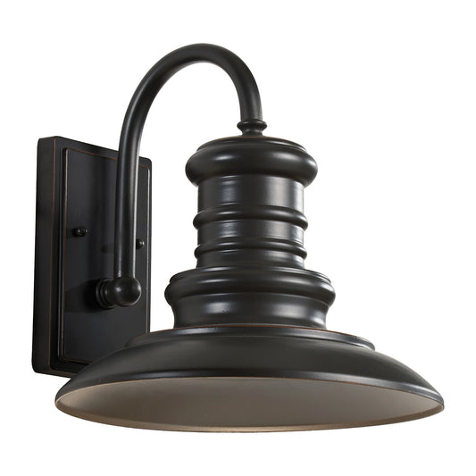Generation Lighting - OL8601RSZ - One Light Outdoor Wall Lantern - Redding Station - Restoration Bronze