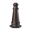 Generation Lighting - POSTBASE GBZ - Postbase - Outdoor Post Base - Grecian Bronze