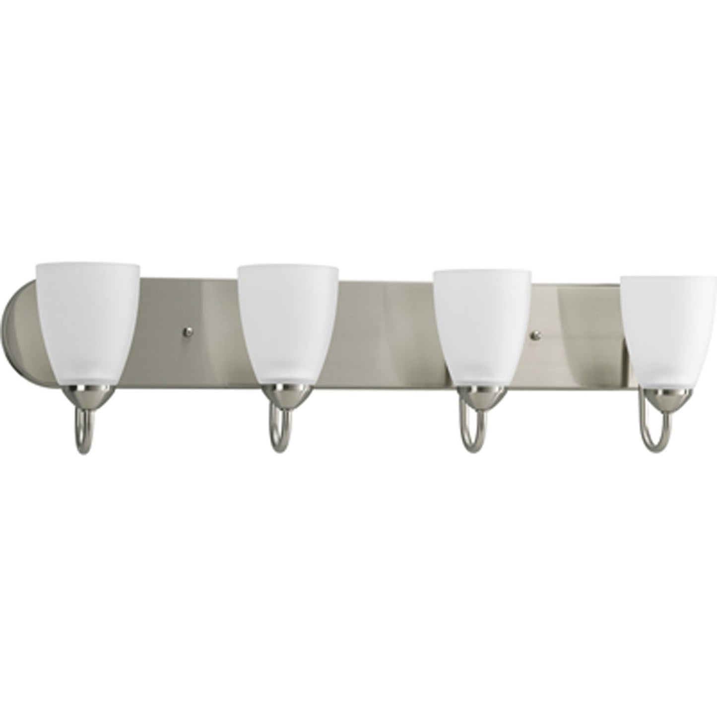Gather Four Light Bath in Brushed Nickel