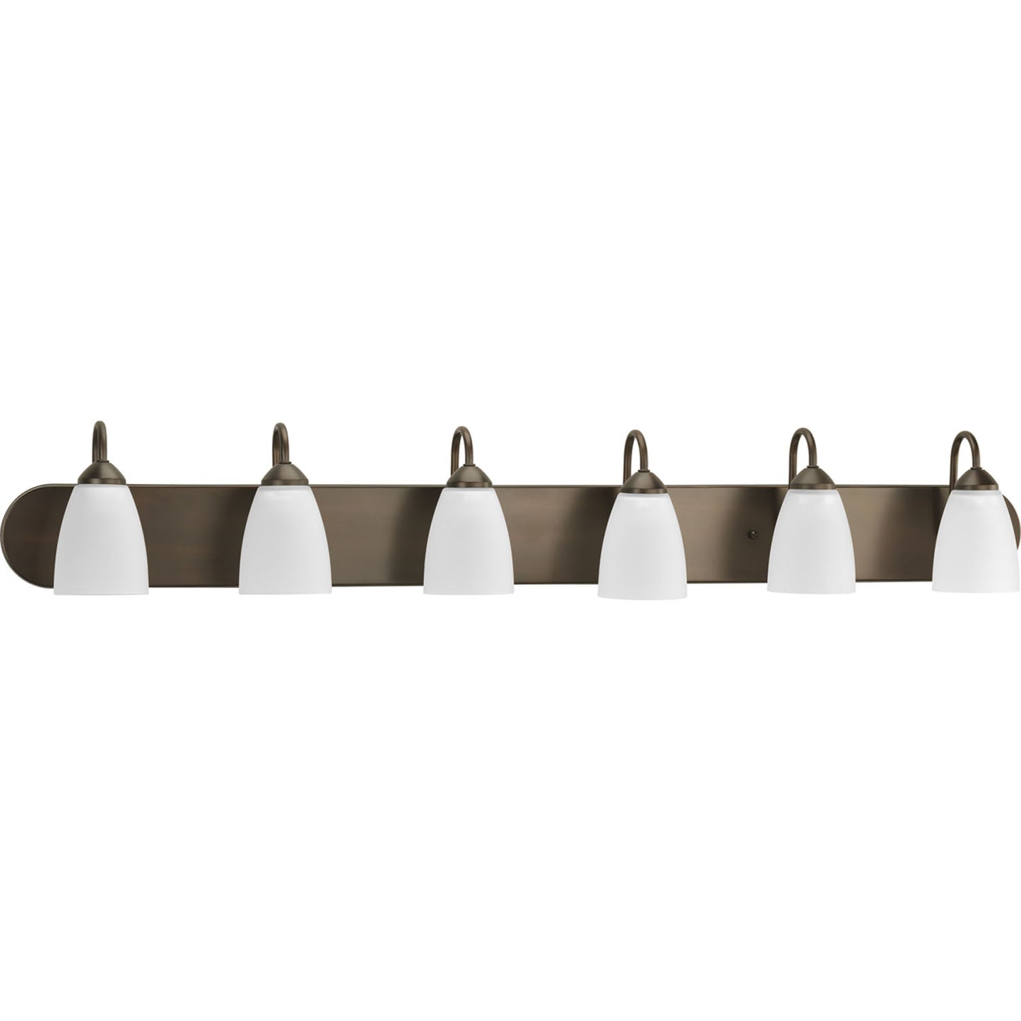 Gather Six Light Bath in Antique Bronze
