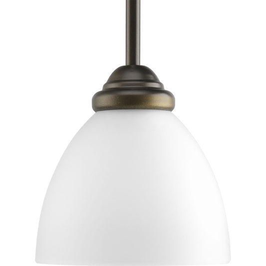 Heart One Light Pendant in Antique Bronze