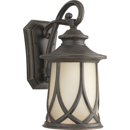 Resort One Light Wall Lantern in Aged Copper