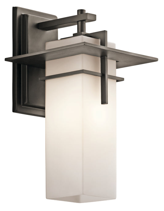 Caterham One Light Outdoor Wall Mount in Olde Bronze