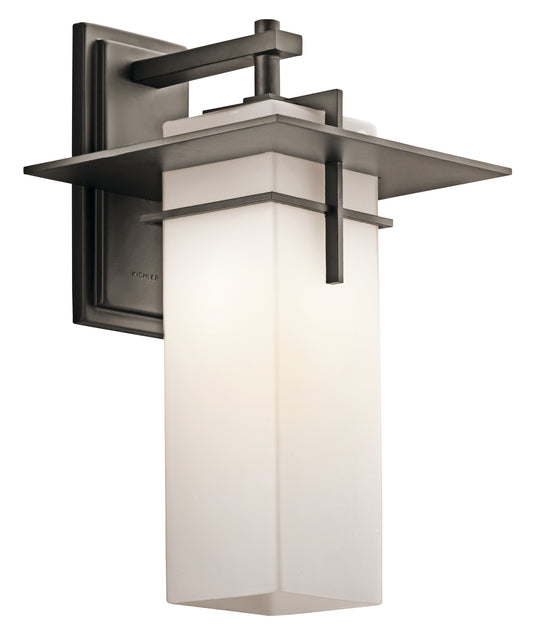 Caterham One Light Outdoor Wall Mount in Olde Bronze