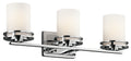 Hendrik Three Light Bath in Chrome