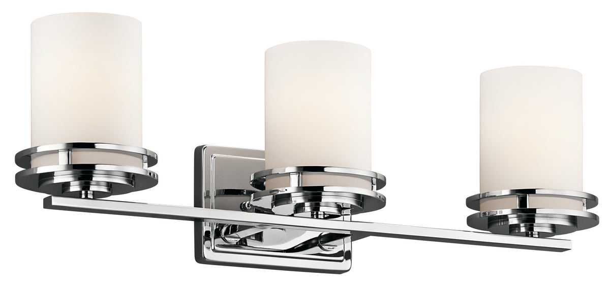 Hendrik Three Light Bath in Chrome