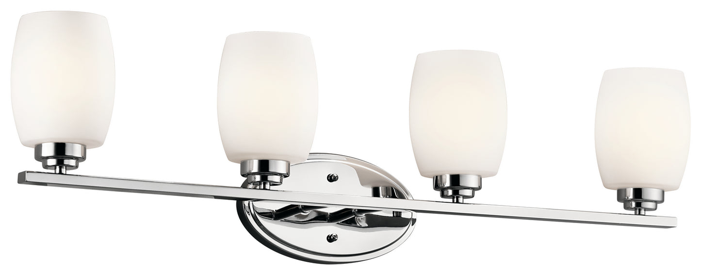 Eileen Four Light Bath in Chrome
