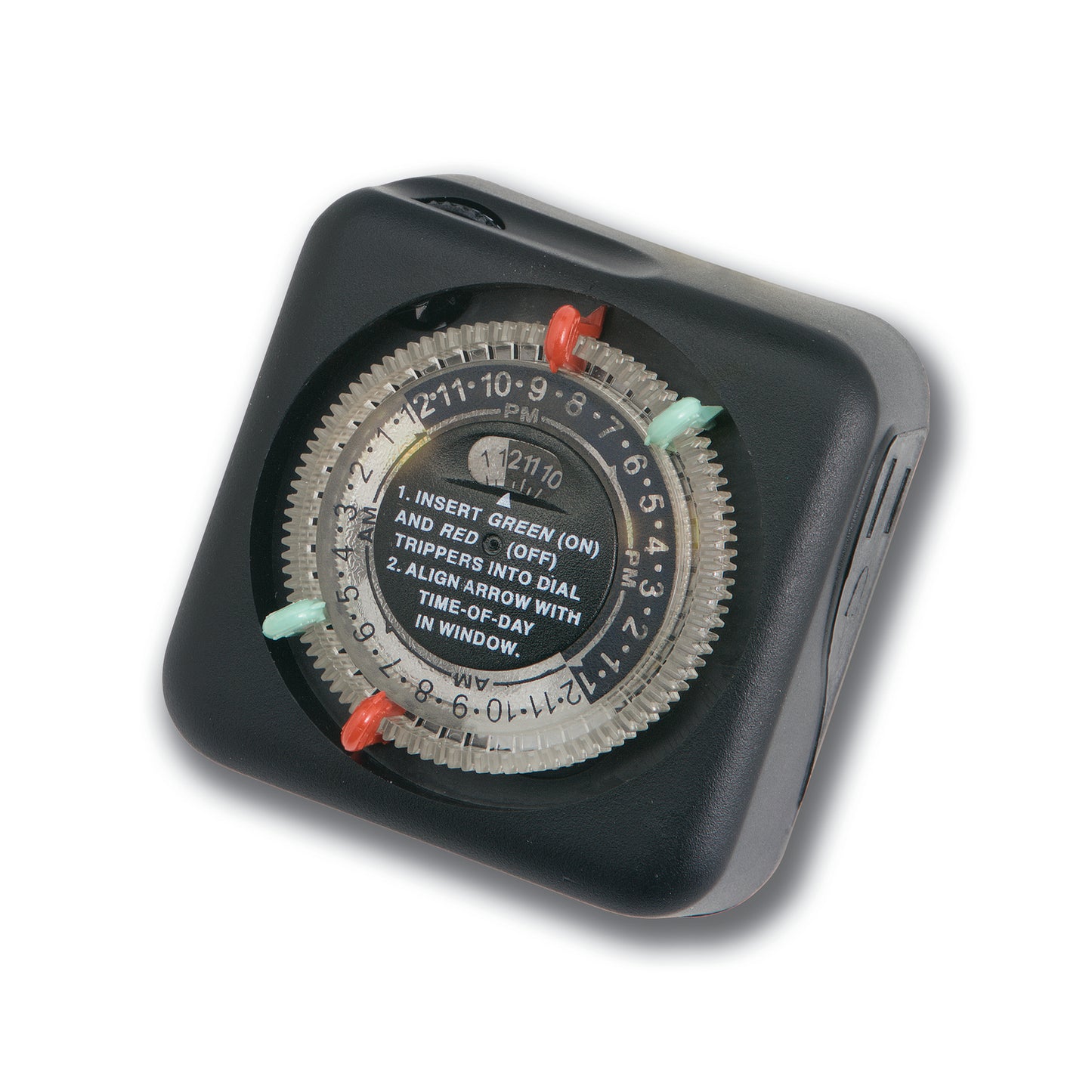 Accessory Outdoor Enclosure Timer in Black Material (Not Painted)