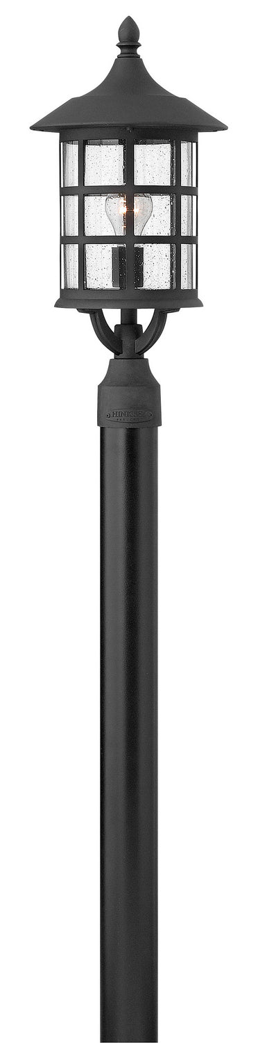 Freeport LED Post Top or Pier Mount Lantern in Black